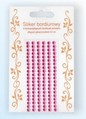 Stiker z bordiurkami kryształkowymi , Kolor : pink Kod towaru : SB23