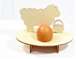 Podstawka pod jedno jajko, do ozdabiania : Baranek  Kod : SKL-Z102