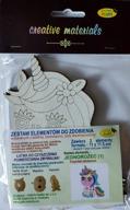 Zestaw elementów do zdobienia JEDNOROŻEC 1 (11x11,5cm) 2 szt Zestaw elementów do zdobienia JEDNOROŻEC 1 (11x11,5cm) 2 szt