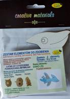Zestaw elementów do zdobienia DINO 5 (9x14cm) 2 szt Zestaw elementów do zdobienia DINO 5 (9x14cm) 2 szt