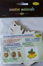 Zestaw elementów do zdobienia BN DZWONKI 1 (11x11,5cm) 2 szt Zestaw elementów do zdobienia BN DZWONKI 1 (11x11,5cm) 2 szt