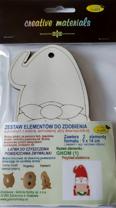 Zestaw elementów do zdobienia BN GNOM 1 (9x14cm) 2 szt Zestaw elementów do zdobienia BN GNOM 1 (9x14cm) 2 szt