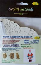 Zestaw elementów do zdobienia BN MIKOŁAJ 2 (11x13,5cm) 2 szt Zestaw elementów do zdobienia BN MIKOŁAJ 2 (11x13,5cm) 2 szt