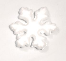 Śnieżynka ze styropianu 80 mm