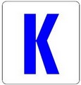 Szablon 7,5x8cm Litera : K (wielkie) Kod: ST-LT1W-K Szablon 7,5x8cm Litera : K (wielkie) Kod: ST-LT1W-K
