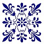 Szablon ornament. 20X30cm wz. ST-ORN131B