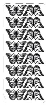 Stiker 061 srebrny , Kod : ST061S Stiker 061 srebrny , Kod : ST061S