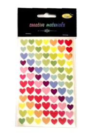 Naklejki papierowe kolorowe 9x15 cm a 4 ark miks wzorów Naklejki papierowe kolorowe 9x15 cm a 4 ark miks wzorów