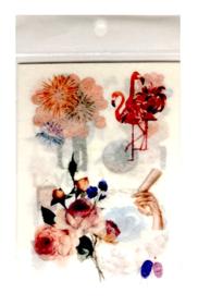 Naklejki WASHI retro 10x15cm, 6 wzorów miks T24 Naklejki WASHI retro 10x15cm, 6 wzorów miks T24