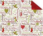 Karton 300g z obustronnym, różnym nadrukiem we wzory zimowe typu Traditional Christmas. Wzór nr 2 . Format 25x35 cm, opak. 5 ark. Kod: TC-02 Karton 300g z obustronnym, różnym nadrukiem we wzory zimowe typu Traditional Christmas. Wzór nr 2 . Format 25x35 cm, opak. 5 ark. Kod: TC-02