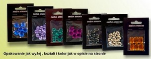 Kamyczki ośmiokątne 13x18 mm Kolor : transparent . Kod : TK-K-O13-00 Kamyczki ośmiokątne 13x18 mm Kolor : transparent . Kod : TK-K-O13-00