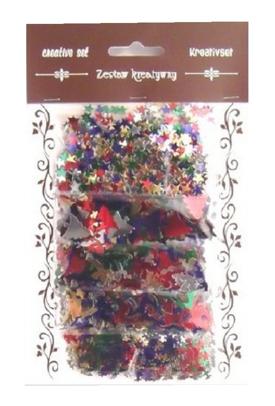 Zestaw elementów z folii Alu -miks elementów. Kod towaru : TL-EAL-ZESTAW11 