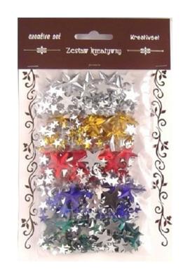 Zestaw 30g kamyczków w kształcie gwiazdek - miks wielkości -miks kolorów. Kod towaru : TL-KAM-ZESTAW6 Zestaw 30g kamyczków w kształcie gwiazdek - miks wielkości -miks kolorów. Kod towaru : TL-KAM-ZESTAW6