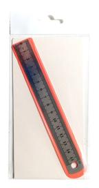 Linijka metalowa 15 cm Linijka metalowa 15 cm