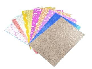 Karton holograficzny-brokatowy 10 różnych wzorów A-4 Opak. foliowe. Kod: Karton holograficzny-brokatowy 10 różnych wzorów A-4 Opak. foliowe. Kod: