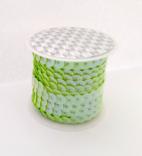 Taśma cekinowa 6mm, 4mb opal.jasny zielony Taśma cekinowa 6mm, 4mb opal.jasny zielony