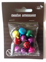 Dzwonki 14mm , 10szt kolor miks Dzwonki 14mm , 10szt kolor miks