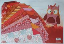 Design karton 200g 24x34cm a 20 ark mix czerwony Design karton 200g 24x34cm a 20 ark mix czerwony