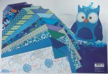 Design karton 200g 24x34cm a 20 ark mix niebieski Design karton 200g 24x34cm a 20 ark mix niebieski