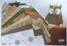 Design karton 200g 24x34cm a 20 ark mix brązowy Design karton 200g 24x34cm a 20 ark mix brązowy