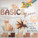 Origami 80g 15x15cm 50 ark BASIC brązowy Origami 80g 15x15cm 50 ark BASIC brązowy