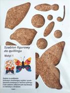 Szablon figurowy do quillingu 14.5x19cm  : Motyl 1