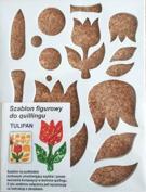 Szablon figurowy do quillingu 14.5x19cm  : Tulipan