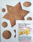 Szablon figurowy do quillingu 14.5x19cm  : Gwiazda 6-ramienna