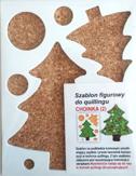 Szablon figurowy do quillingu 14.5x19cm  : Choinka 2