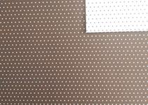 Karton w mini kropki 300g/m2 24x34cma 5 ark  brązowy