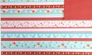 Karton 300g/m2 ,24x34cm, 5 ark SPRING TWEET  01